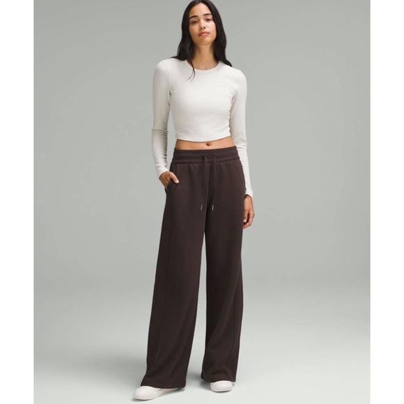 lululemon athletica Pants - Lululemon Scuba Mid-Rise Wide-Leg Pant / Sweats